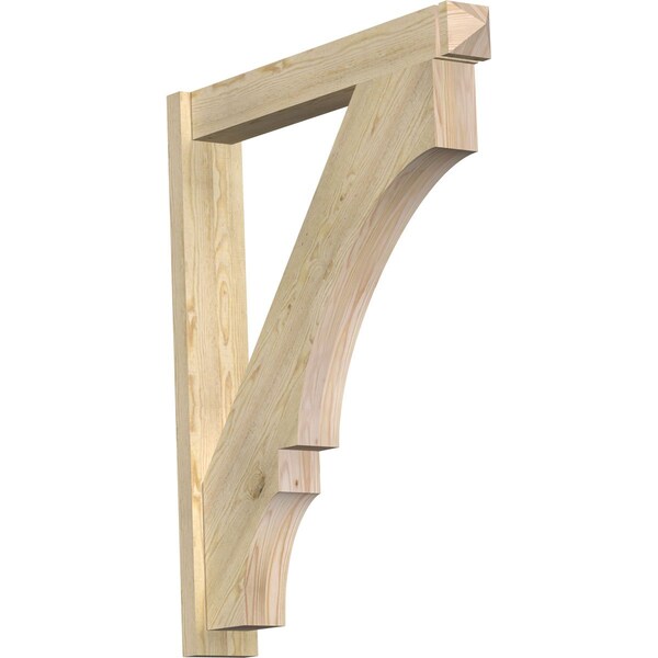 Ekena Millwork Balboa Arts & Crafts Rough Sawn Outlooker, Douglas Fir, 6"W x 38"D x 46"H OUT06X38X46BOA03RDF - main